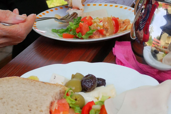 Turkish breakfast for the clients in Siloe